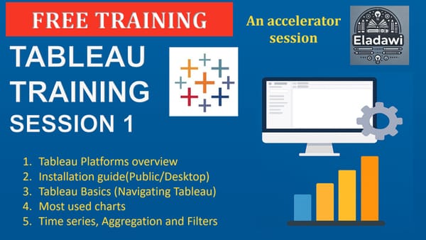 Tableau Training 2025 | Install, Build Charts, Dashboards in 1 Hour+ (Session 1)
